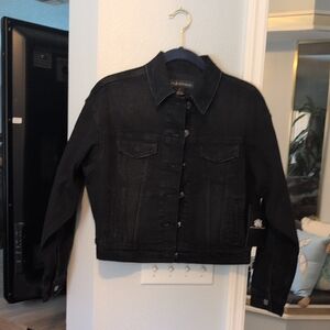 Rock & Republic Women's Black Jean Jacket